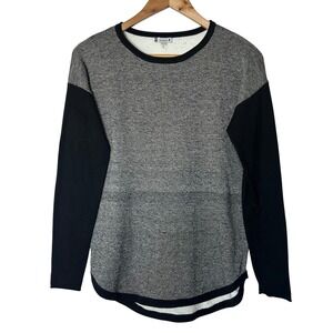 Smartwool Sweater Size S Pullover Crew‎ Neck Long Sleeve Knit Grey Black